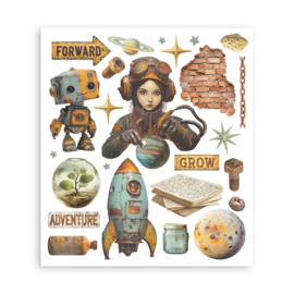 Stamperia A New Beginning Rub-On Selection