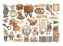 Stamperia Family Ephemera