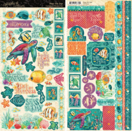 Graphic 45 Seas the Day Sticker Set