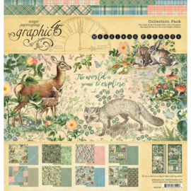 Graphic 45 Woodland Friends 12x12 Collection Pack