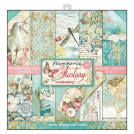 Stamperia Wonderland 12x12 Inch Paper Pack