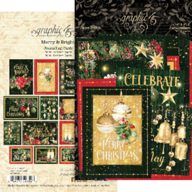 Pre-order Graphic 45 Merry & Bright Journaling Cards