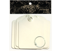 Graphic 45 Artist Trading Tags Ivory