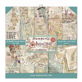 Stamperia Imagine 12x12 Inch Paper Pack