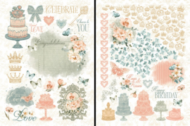 Graphic 45 Always & Forever Rub-On Transfers