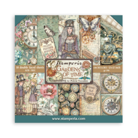 Stamperia Gardens of Time 12x12 Inch Scrapbooking Pad