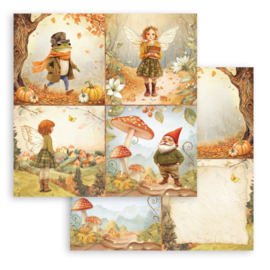 Stamperia Whispering Woods 12x12 Inch Scrapbooking Pad