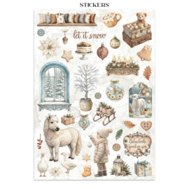 Stamperia White Christmas Junk Journal