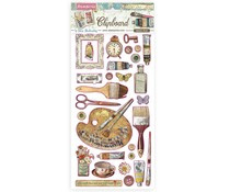 Stamperia Chipboard 15x30 cm Atelier Decorations