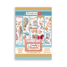 Stamperia Candy Christmas Washi Pad