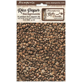 Stamperia Coffee and Chocolate Rice Paper A6