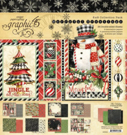 Graphic 45 Merry-ful Greetings 8x8 Inch Collection Pack