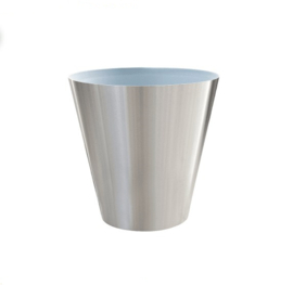 RVS plantenbak, conische vorm 'Panache' op ring Ø70 x H75cm