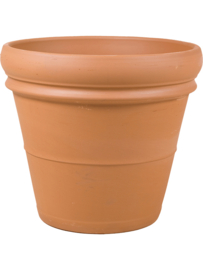 Handgemaakte Terracotta bloempot `Vaso Martina` Ø55xH49