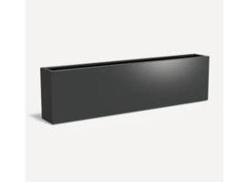 Aluminium plantenbak langwerpig`Border` 300x40x80 cm
