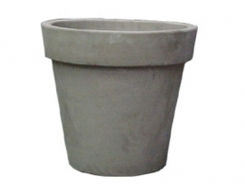Handgemaakte Terracotta pot `Vaso Gris` Ø100xH92