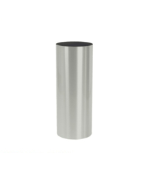 RVS plantenbak - geborsteld, cilindervorm 'Brio' Ø40 x H90cm