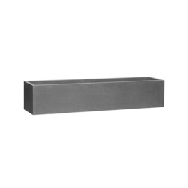 Rechthoekige Fiberstone plantenbak  L200 x B45 x H40 Kleur: Stone Grey