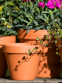 Handgemaakte Terracotta bloempot `Vaso Isabella` Ø50xH41