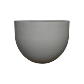 Ronde stonelook bloembak `Tulsa` Ø100 x H76 cm | Kleur: Grey