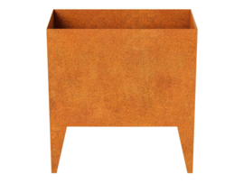 CorTenstaal plantenbak op poten 'Alto' 85 × 45 x 90 cm