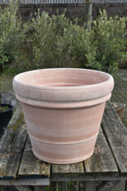 Handgemaakte Terracotta bloempot `Vaso Felice` Ø76xH58