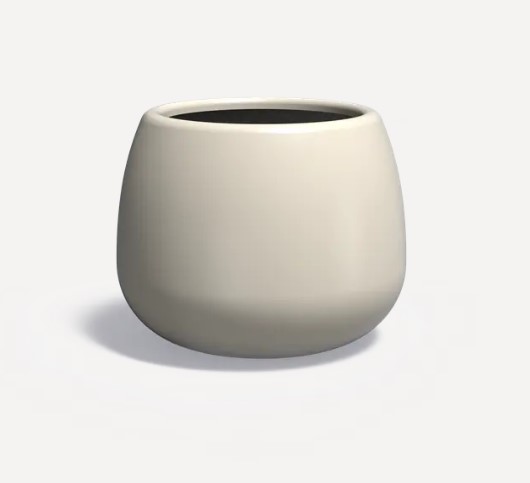 Polyester plantenbak 'Sphere' Ø100 x H80 cm