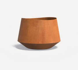 CorTenstaal design plantenbak 'Zemro' Ø 100 × H 70 cm