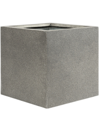 Stonelook plantenbak op wielen 'Byron' |  betonlook L 40 x B 40 x H 40 cm