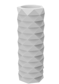 Kunststof design plantenbak 'Kosmo' H 82 x Ø 30 cm
