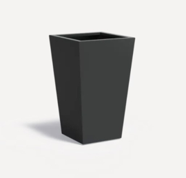 Aluminium plantenbak taps uitlopend 'Fortis' 60x60x100 cm