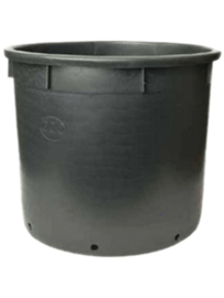 Ronde kweekpot zwart | H59 x Ø70 cm | inhoud 150 liter