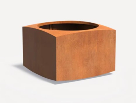 CorTenstaal plantenbak 'Lorix' 100x100x70 cm
