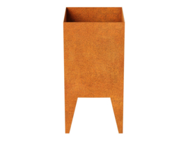 CorTenstaal plantenbak op poten 'Alto' 45 × 45 × 90 cm