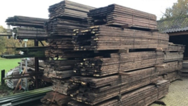 Hardhouten plantenbak 'Sailor' 100x100x60 - Reclaimed wood