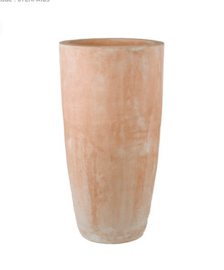 Handgemaakte Terracotta bloempot `Vaso Dorotea` Ø36xH70