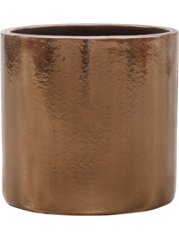 Keramiek schaal 'Florine'  glanzend goud Ø50 x H50 cm
