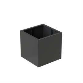 Aluminium plantenbak `Rubik` 800x800x800mm