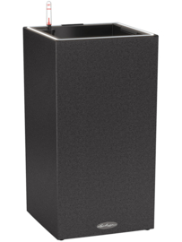 Stonelook plantenbak Graphite met verlichting + bewateringssysteem 30x30x56 cm