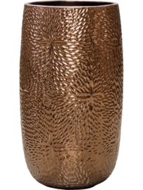 Keramiek schaal 'Marie-Claire'  glanzend goud Ø36 x H63 cm