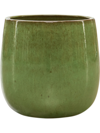 Keramiek plantenbak 'Illy' hoogglans lak  Ø56 x H56 cm