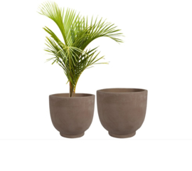 Handgemaakte Terra Cotta plantenbak `Vaso Antico Fiore` Ø47xH42