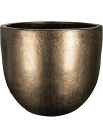 Keramiek schaal 'Frédérique'  glanzend goud Ø67 x H58 cm
