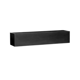 Rechthoekige Fiberstone plantenbak  L200 x B45 x H40 Kleur: Stone Black