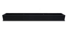 Polyester plantenbak rechthoekig 'Titan' 245x20x17 cm