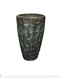 Keramiek plantenbak 'Monta' hoogglans lak  Ø52 x H95 cm