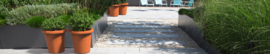 CorTenstaal plantenbak `Kovar` ∅70 x H60 cm