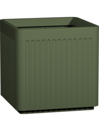 Design plantenbak 'Icon' Cube | Sage groen H50 x B50 x H50 cm