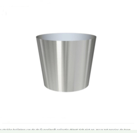 RVS plantenbak, conische vorm 'Panache' op ring Ø48 x H50cm