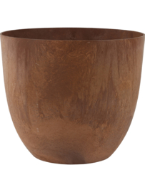 Duurzame composiet plantenbak 'Stone Art' | Gerecyclede plantenbak Ø 45 x H 38 cm